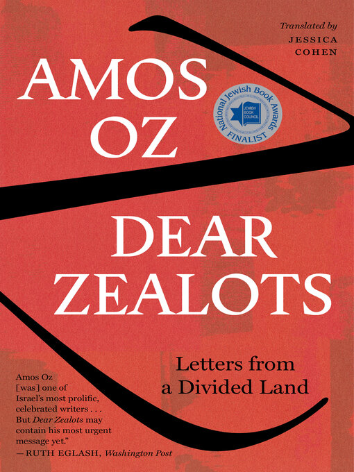 Title details for Dear Zealots by Amos Oz - Available